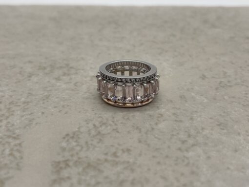 Custom morganite and stacking bands - Image 4