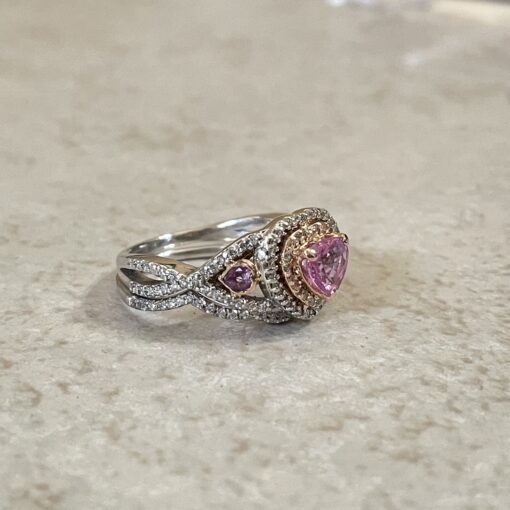 Another diamond wedding band and engagement ring repair - Image 4