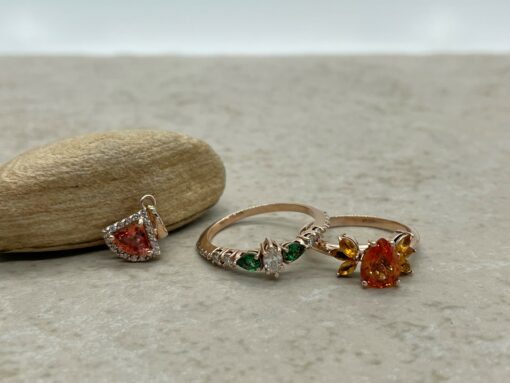 Custom rings and pendant using your stones - Image 2