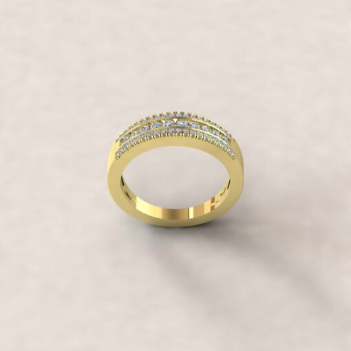 Custom Diamond Wedding Band - Image 2