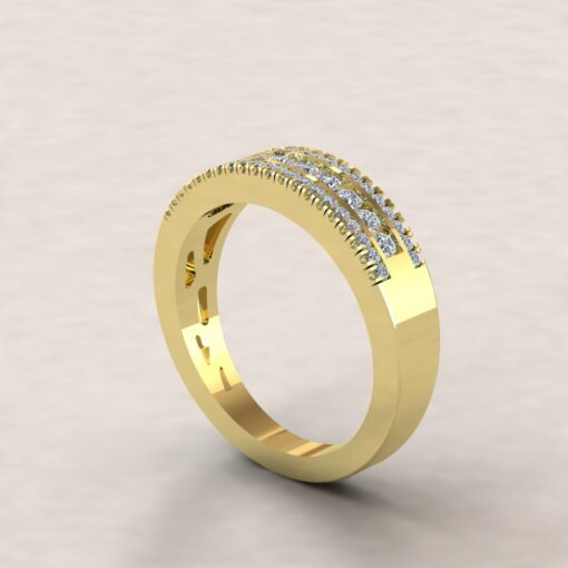 Custom Diamond Wedding Band - Image 3