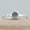 Solar System Space Sun Stacking Ring Silver White Gold Platinum LS5279