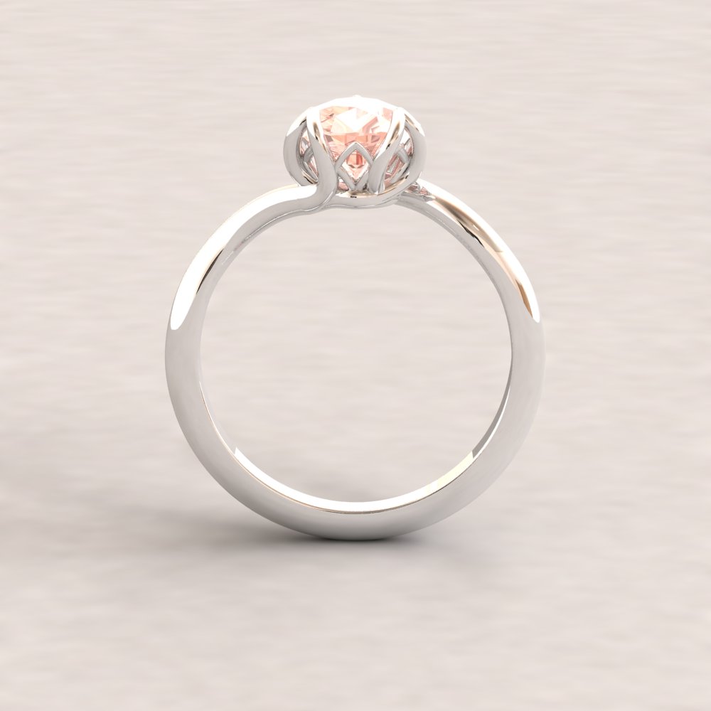 Custom GIA Certified Pear Cut Sapphire Ring - Image 12
