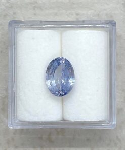 Oval Cornflower Blue Sapphire 9x8mm Oval Shape 2.4 Carats LSG318