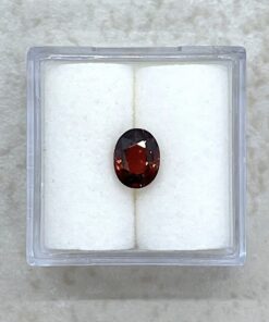 Amber Red Oval Sapphire Genuine Loose 7x5mm 1 Carat LSG138