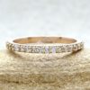 Round Diamond Wedding Band Almost Eternity in 14k Rose Gold LS6152