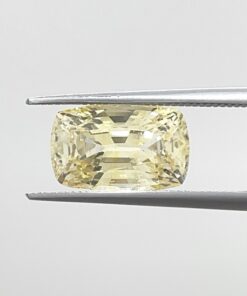 Genuine Canary Yellow Sapphire Rectangular Cushion 3.20 Carats LSG316