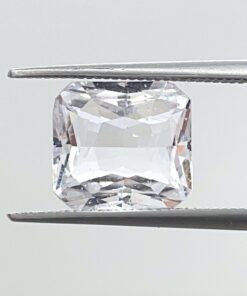 Genuine White Sapphire Radiant Cut GIA Certified Untreated LSG317
