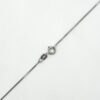 Anti-Tarnish .925 Silver Box Chain Rhodium Plated Spring Clasp LS7626