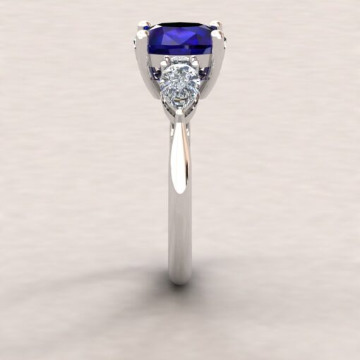 Custom ring setting for your cushion sapphire - Image 5