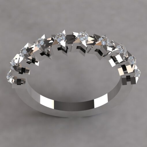 Custom 10 Star Anniversary Band - Image 6