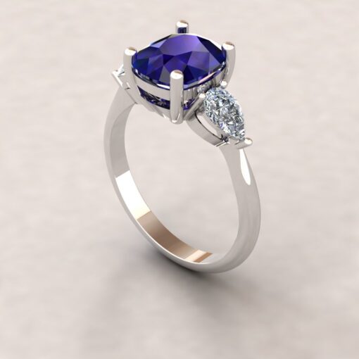 Custom ring setting for your cushion sapphire - Image 3