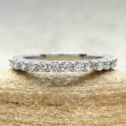 Diamond Wedding Ring Three Quarter Eternity White Gold Platinum LS6348