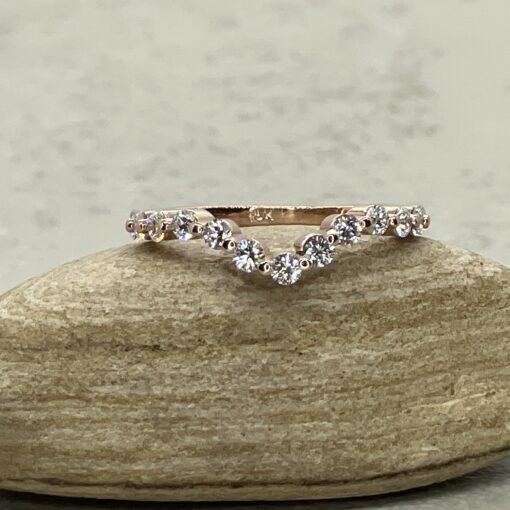 Custom contoured wedding band - Image 2