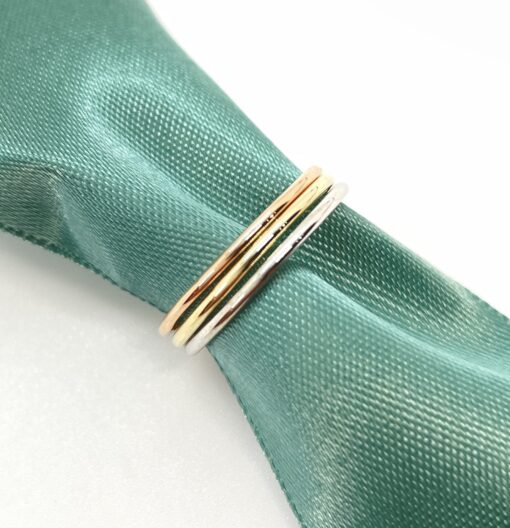 14k Rose Gold 1mm Wide Thin Stacking Band Super Cute Plain Ring LS6997