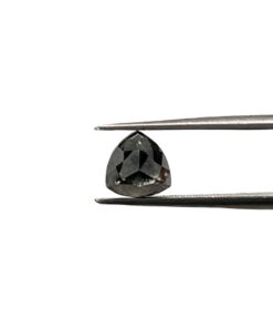 Trillion Cut Salt and Pepper Diamond Loose Gemstone Flat Back LSG1386