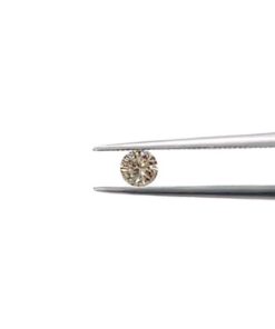 Genuine Loose Round Cut Champagne Colored Light Brown Diamond LSG1398
