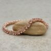 Heart Peachy Pink Morganite Gemstone Tennis Bracelet Rose Gold LS6591