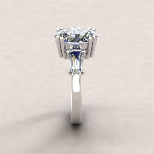 Custom tapered baguette ring for your lab diamond - Image 3