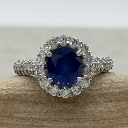 Custom Rings for your Blue Sapphire and Diamonds - Image 2