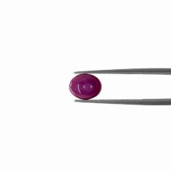 Oval Cabochon Ruby Gemstone Orchid Fuchsia Pink Natural Color LSG1406