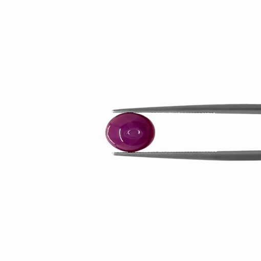 Oval Cabochon Ruby Gemstone Orchid Fuchsia Pink Natural Color LSG1406