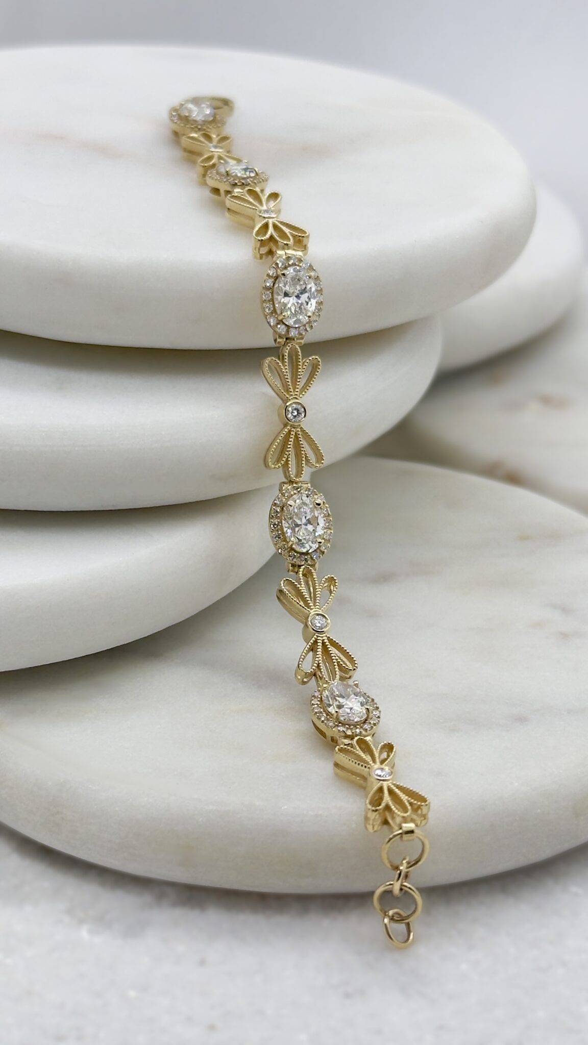 Lab Diamond Bracelet Gift by Laurie Sarah