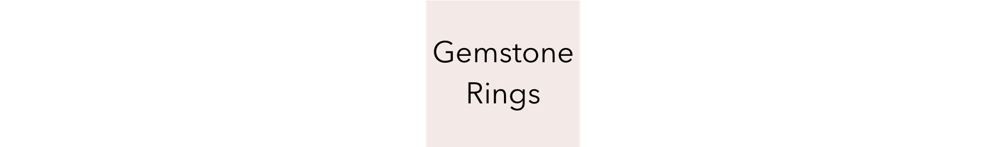 Gemstone Rings Product Line Image