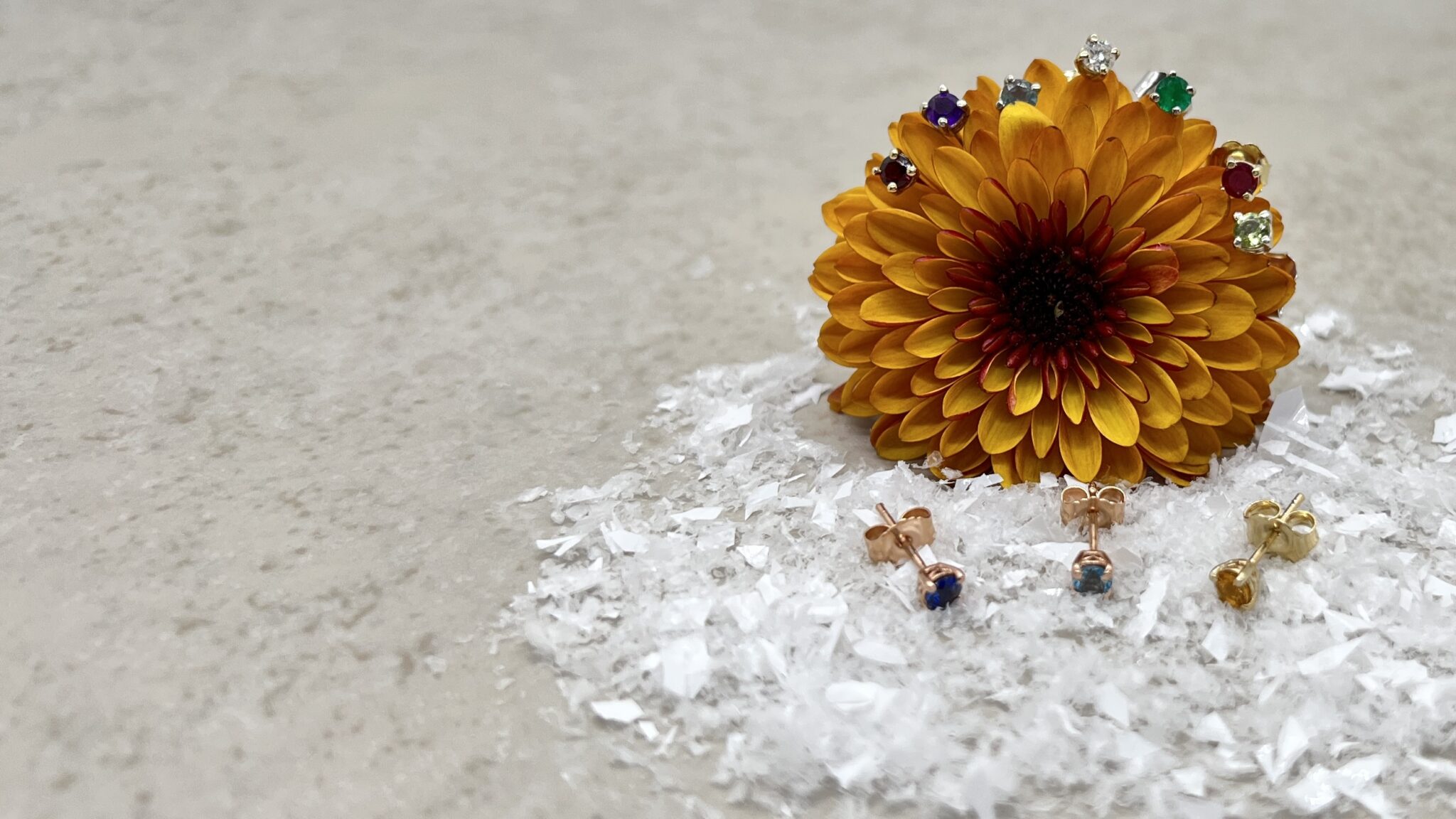 Birthstone Studs free with 1000 order