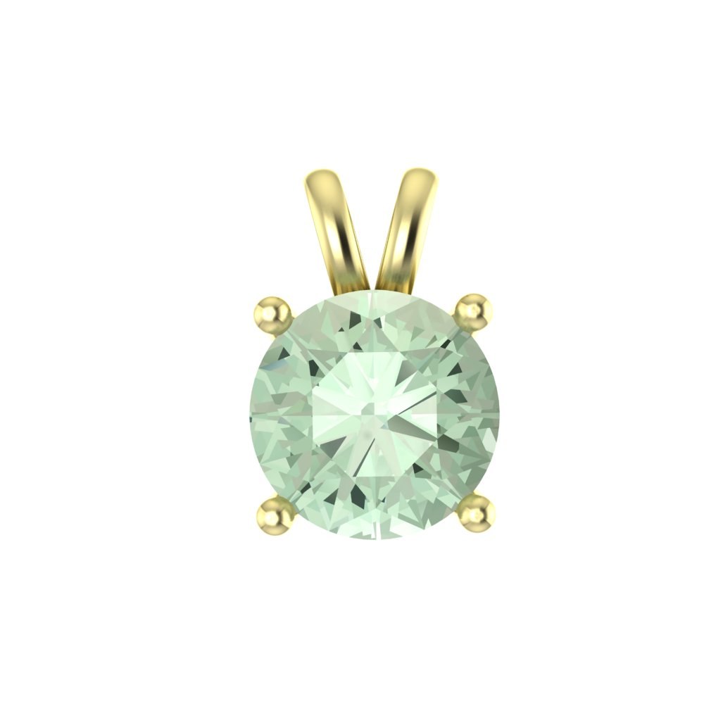 Custom Setting for your Round Green Lab Grown Diamond - Image 6