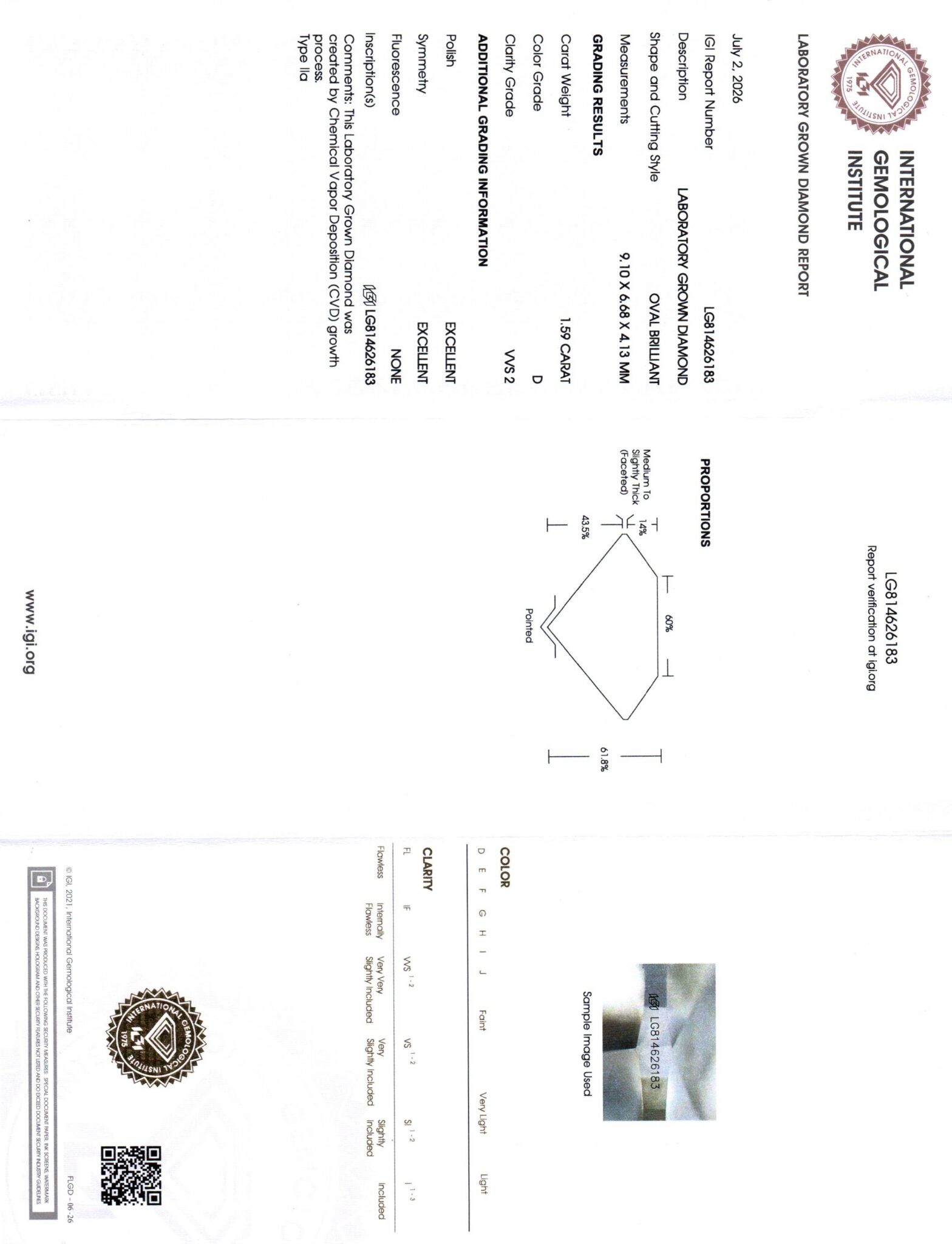 Custom Oval Lab Diamond Engagement Ring Remake - Image 8