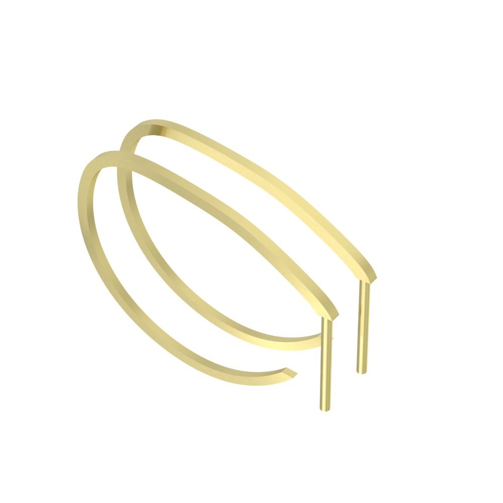 Custom Gold and Diamond Hoop Earrings (Copy) - Image 4