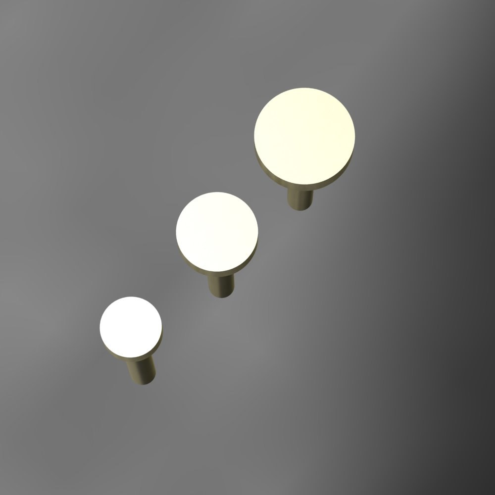 Custom Studs in Solid 14k Yellow Gold - Image 5