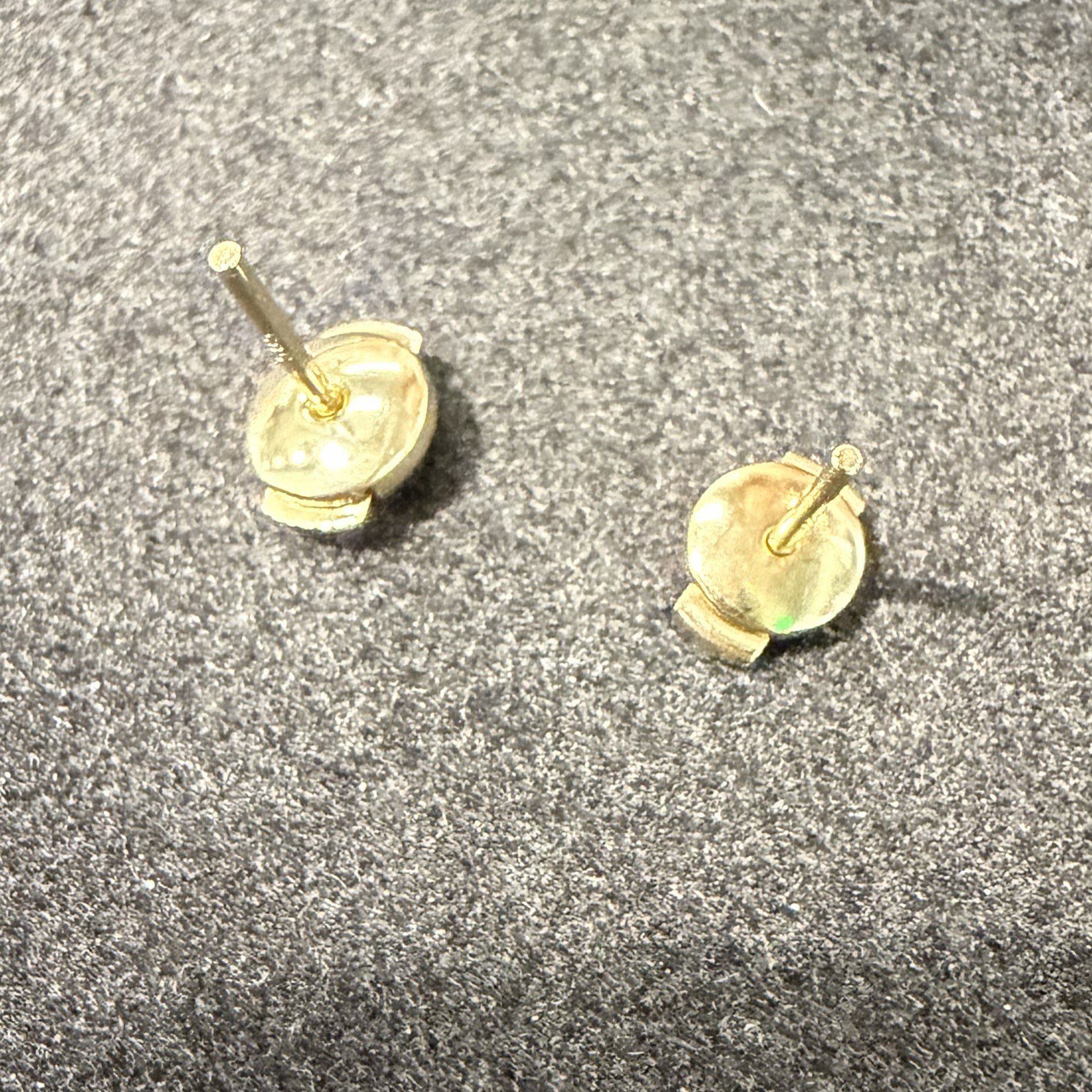 Custom Studs in Solid 14k Yellow Gold - Image 9