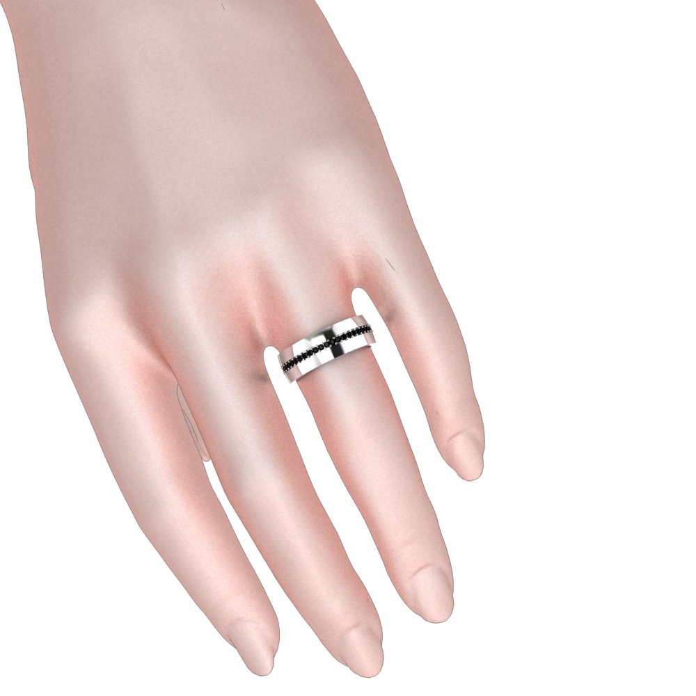 Custom Lab Diamond Wedding Bands - Image 3