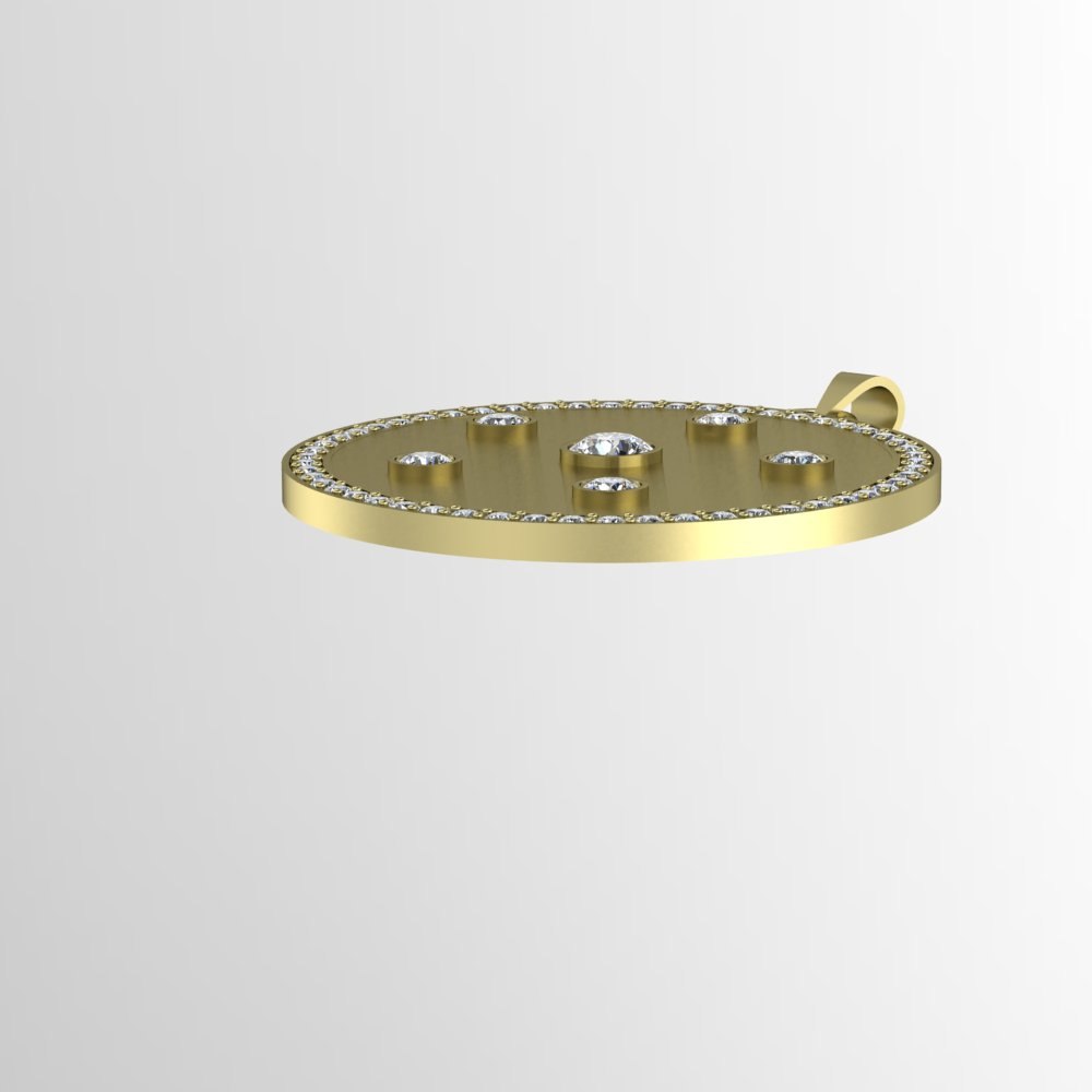 Custom Diamond Celebration of Life Pendant - Image 6