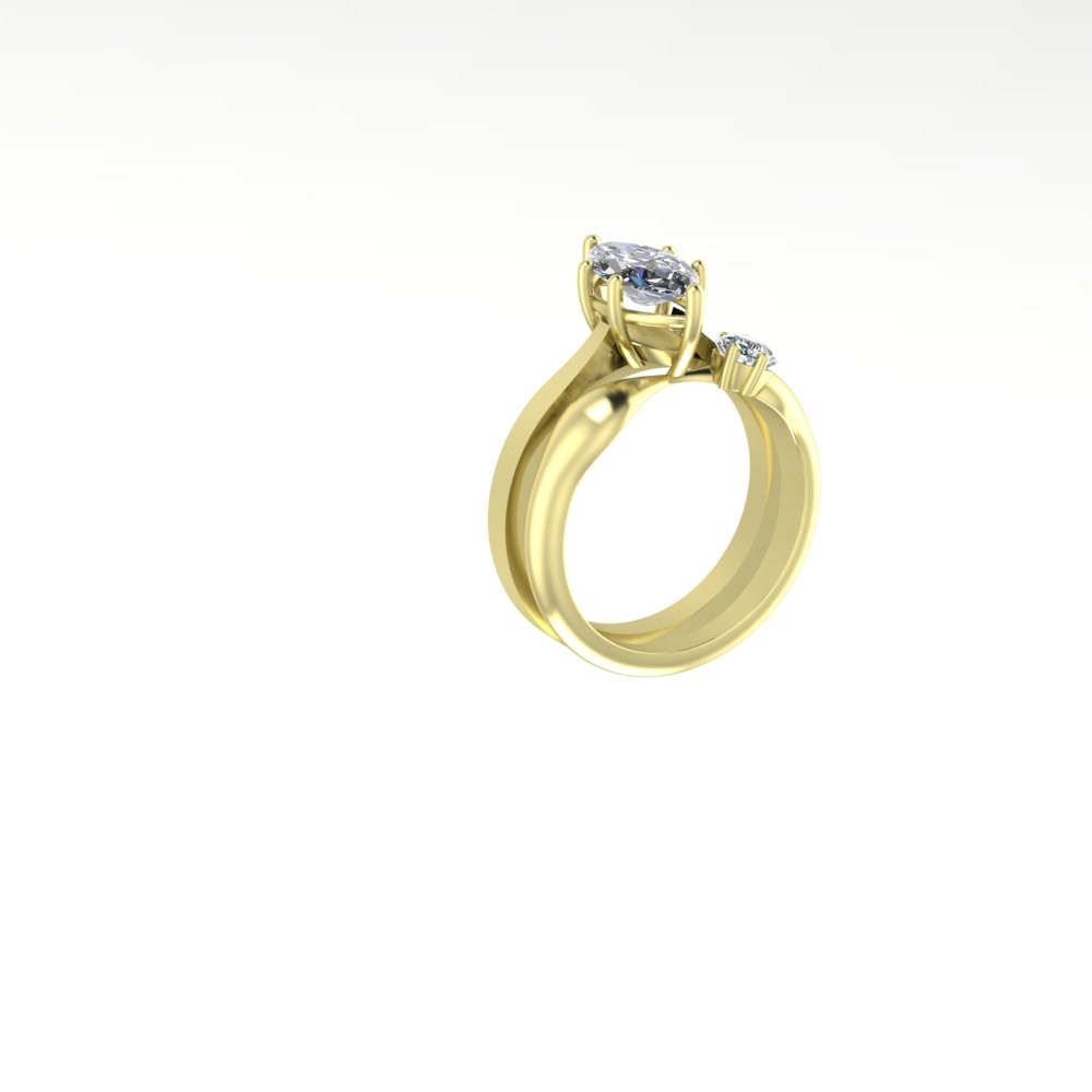 Custom Lab Diamond Wedding Bands - Image 11