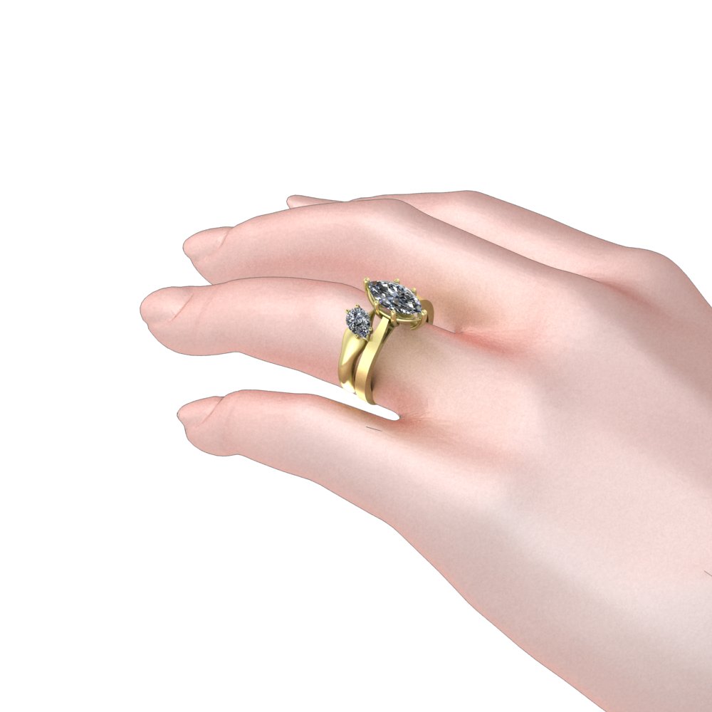 Custom Lab Diamond Wedding Bands - Image 5