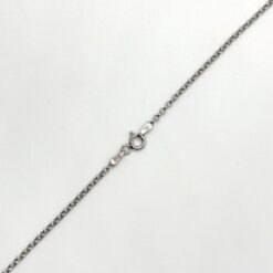 Genuine .925 Sterling Silver Rolo Chain Spring Clasp Long Short LS7623
