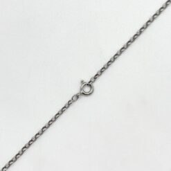 Genuine .925 Sterling Silver Rolo Chain Spring Clasp Long Short LS7625