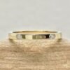 Oval Cut Lab Organic Diamond Stacking Wedding Ring Yellow Gold LS7548