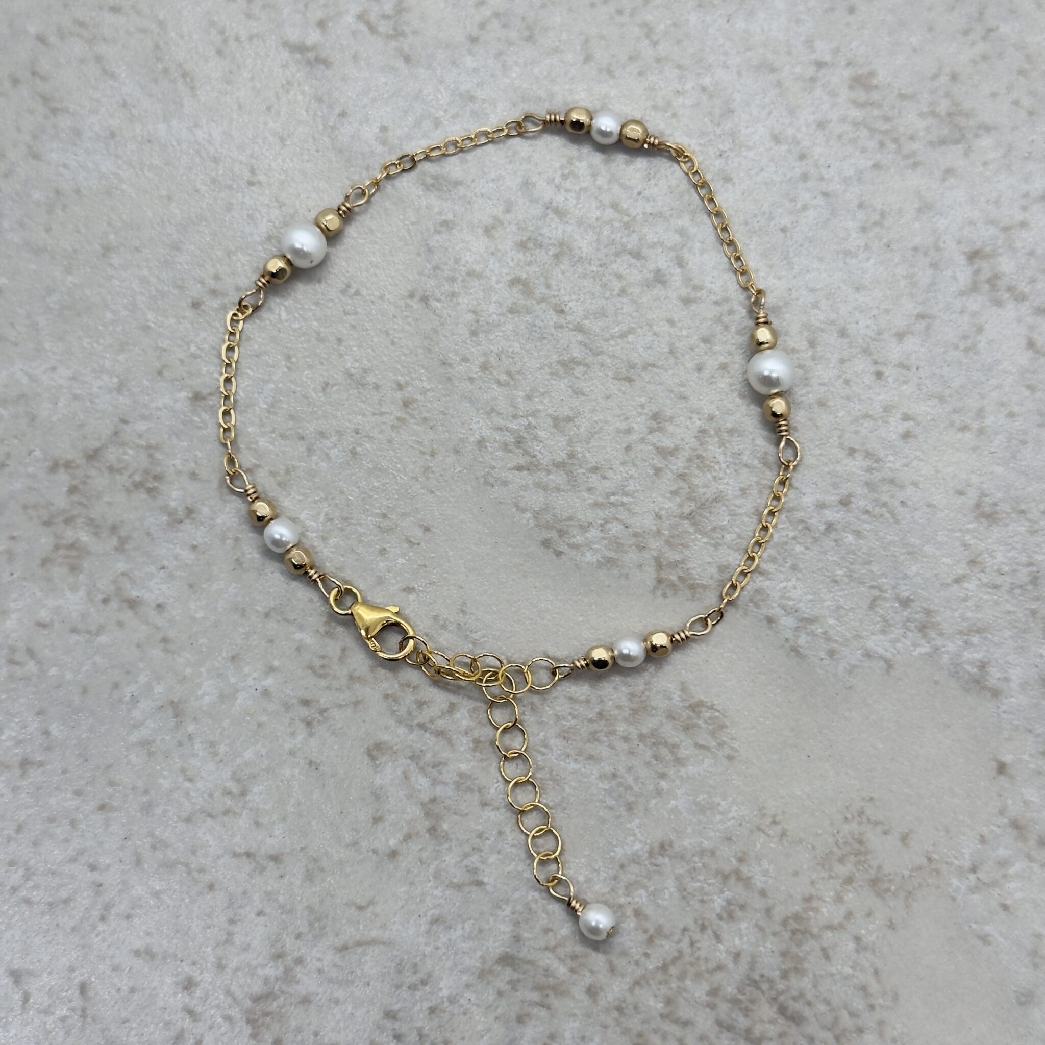 Custom Pearl and Gold Filled Bridal Jewelry - Image 5