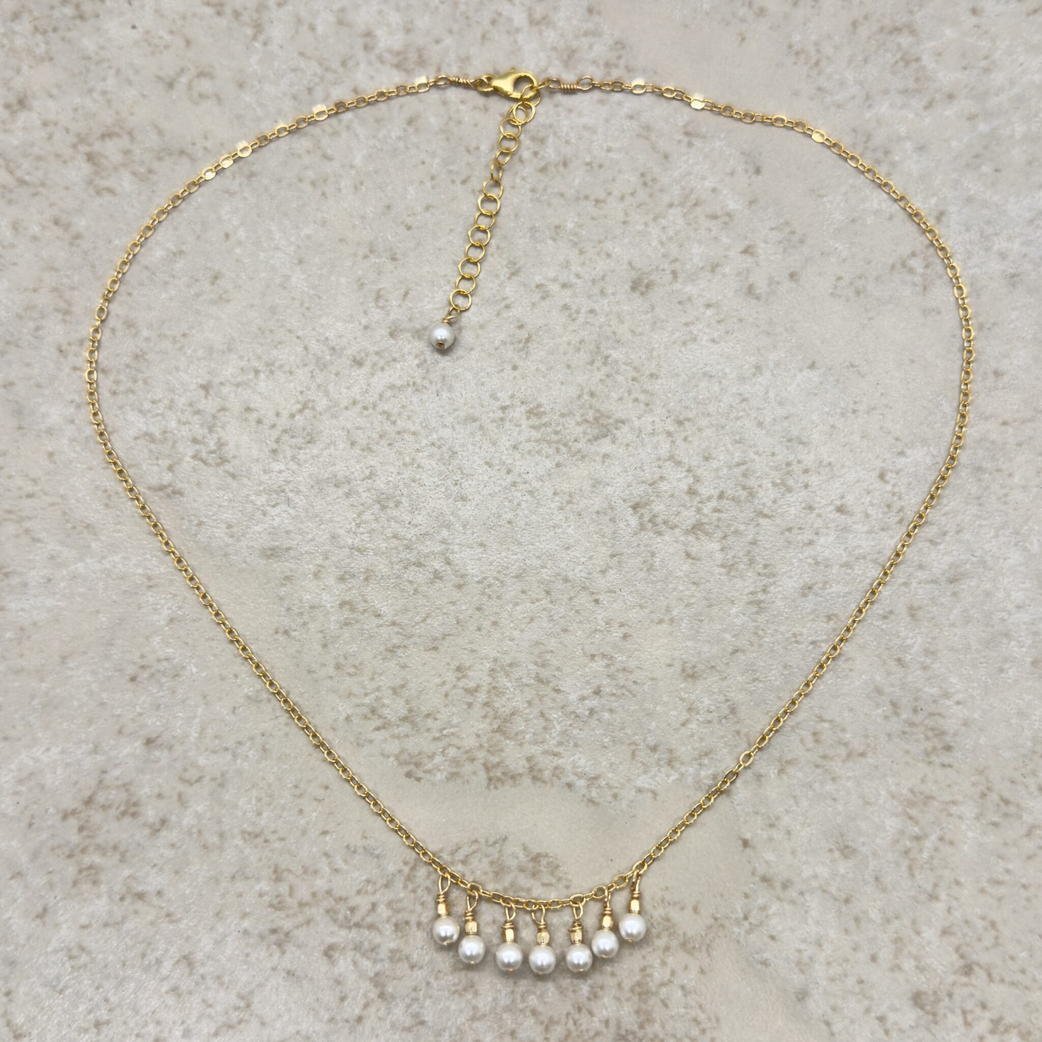 Custom Pearl and Gold Filled Bridal Jewelry - Image 4