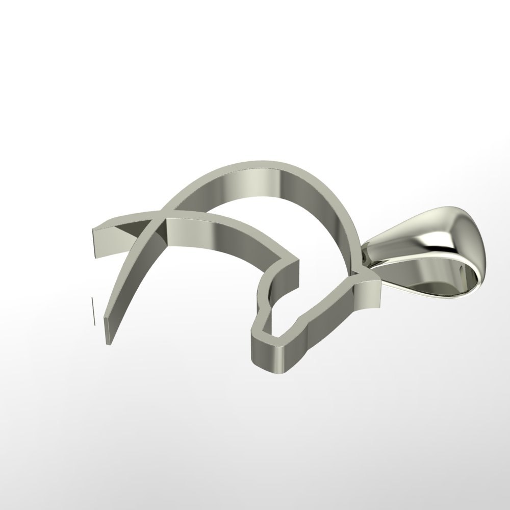 Custom Horse Head Logo Pendant - Image 5