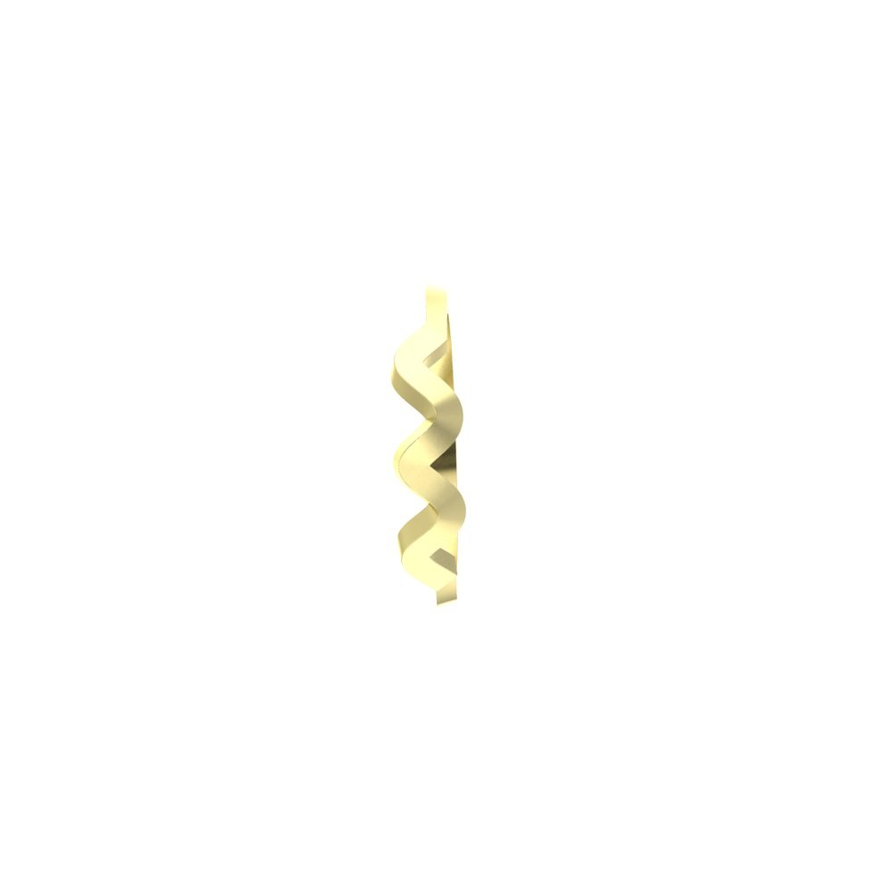 Custom 14k Yellow Gold Zig-Zag Ring - Image 7