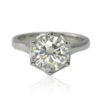 2 Carat Lab Grown Diamond Engagement Ring White Gold Platinum LS4527