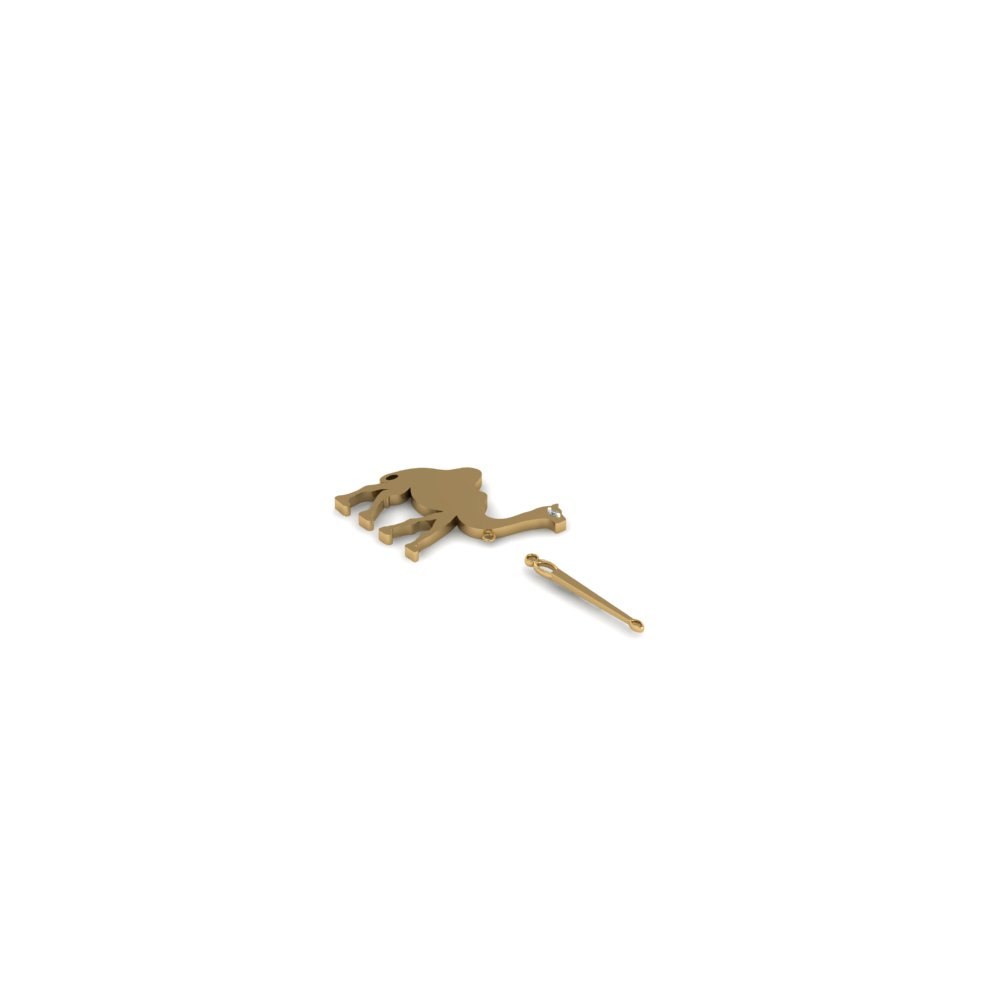 Custom Camel Through the Eye of a Needle Necklace - Image 7