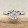 IGI Certified Lab Diamond Engagement Ring White Gold Platinum LS5147