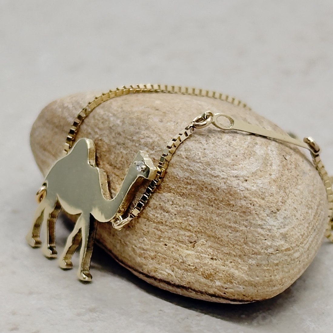 Custom Camel Through the Eye of a Needle Necklace - Image 3