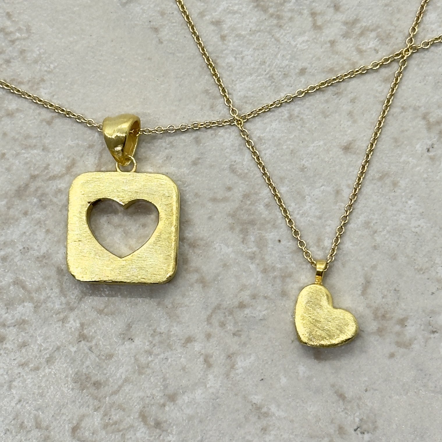 Custom Interlocking Heart Necklaces - Image 2